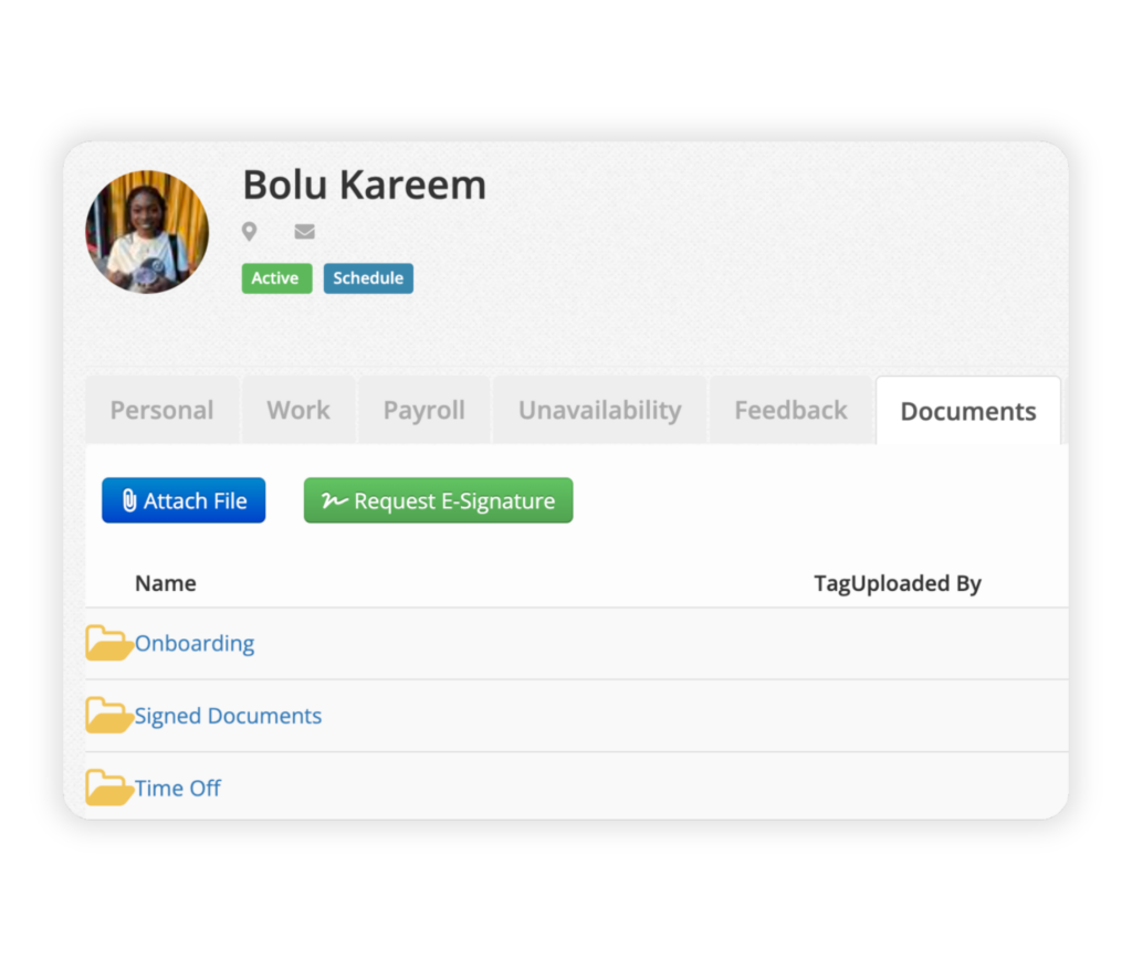 Bizimply Employee Documents